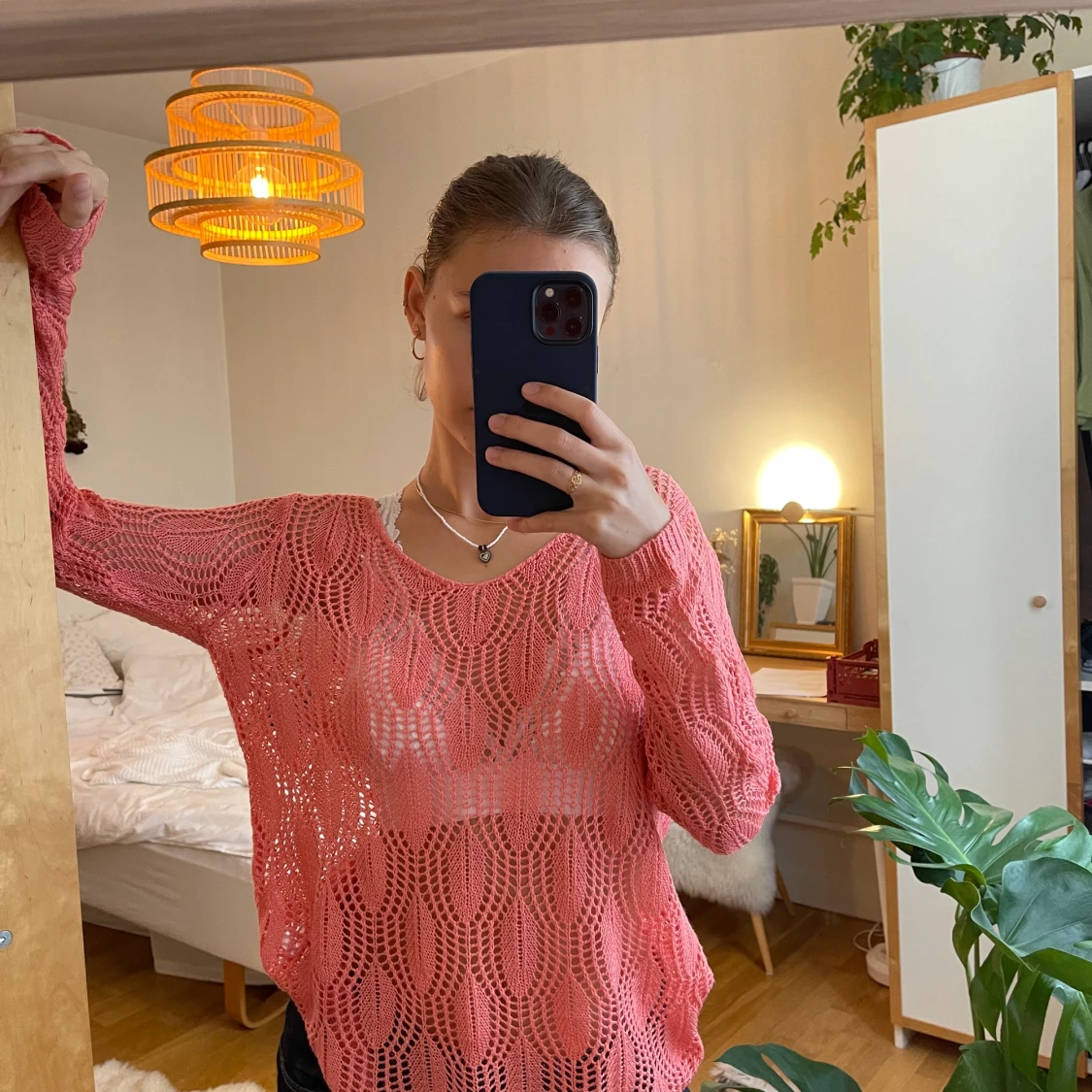 söt rosa tröja Only💝