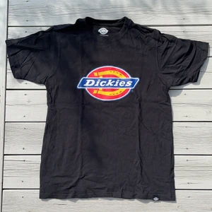 Dickies svart T-shirt - Snygg svart T-shirt från dickies som bara är använd ett fåtalgånger. Ser ut som ny. Häftigt och färgglatt märke. Unisex. Perfekt till hösten och vintern🤩👼🏼❤️