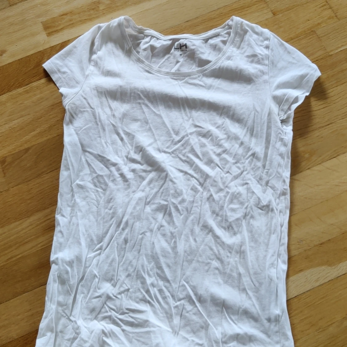 Jätte enkel vit t-shirt 