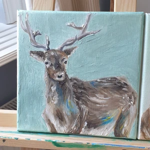 Ren tavla - Säljer för 100kr plus frakt tillkommer! Gjord I oljefärg på canvas i bomull. Kan tänka mig sälja för billigare men skriv i privat.