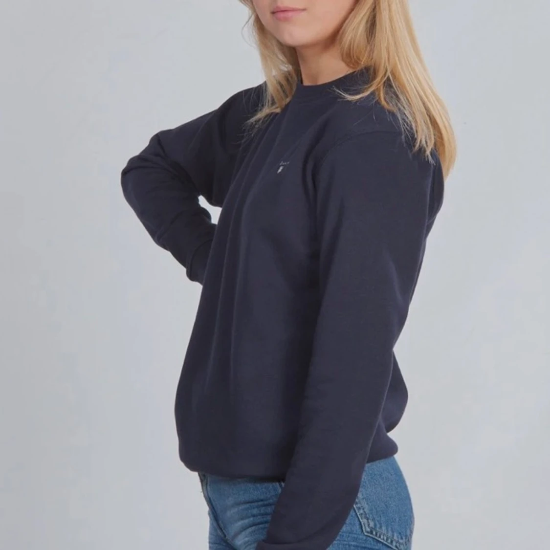 Marin blå gant tröja  - 90