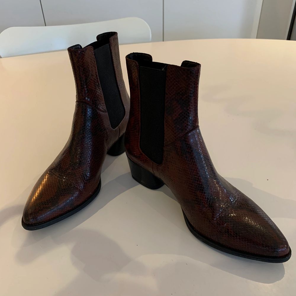 Vagabond ormskinn boots 37 | Plick Second Hand
