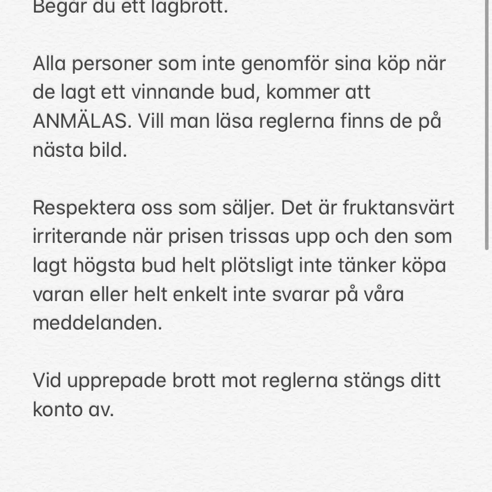 ‼️VIKTIGT‼️ Är väldigt trött på att köpare ej respekterar reglerna för budgivningar. Om du inte kan respektera detta, vill jag inte att du handlar av mig. Jag vill påminna om att jag har anmält de personer som inte betalat sina vinnande bud. . Accessoarer.