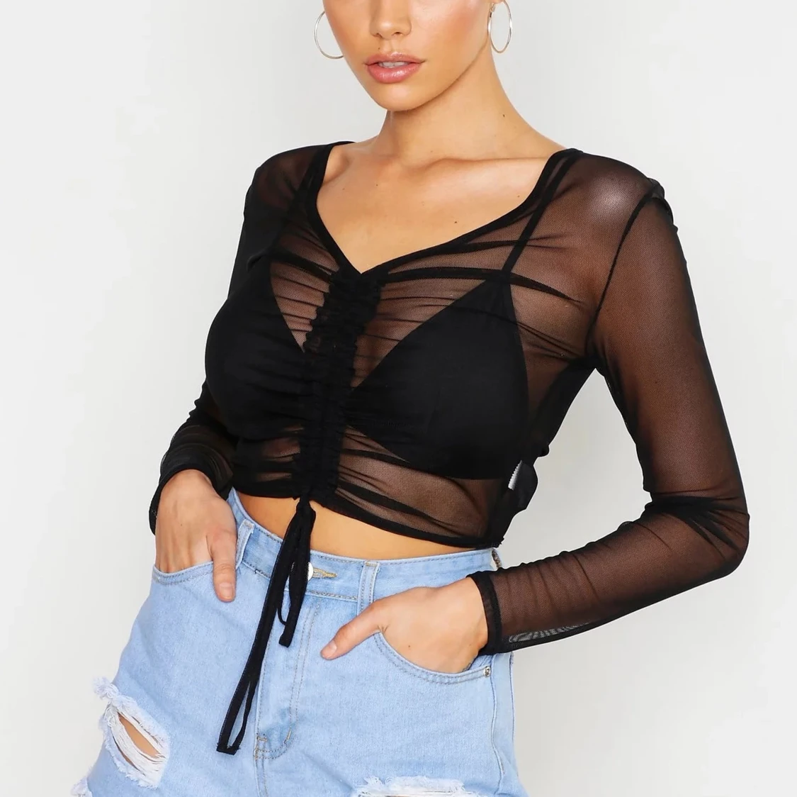 Mesh tröja strl 34/36