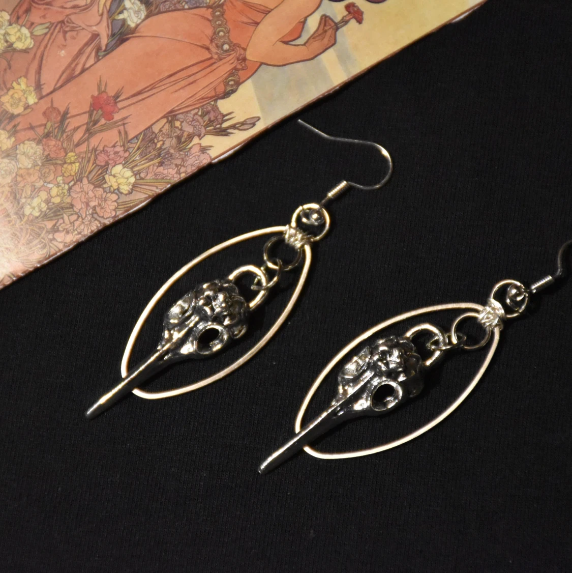 Örhänge skalle - 91