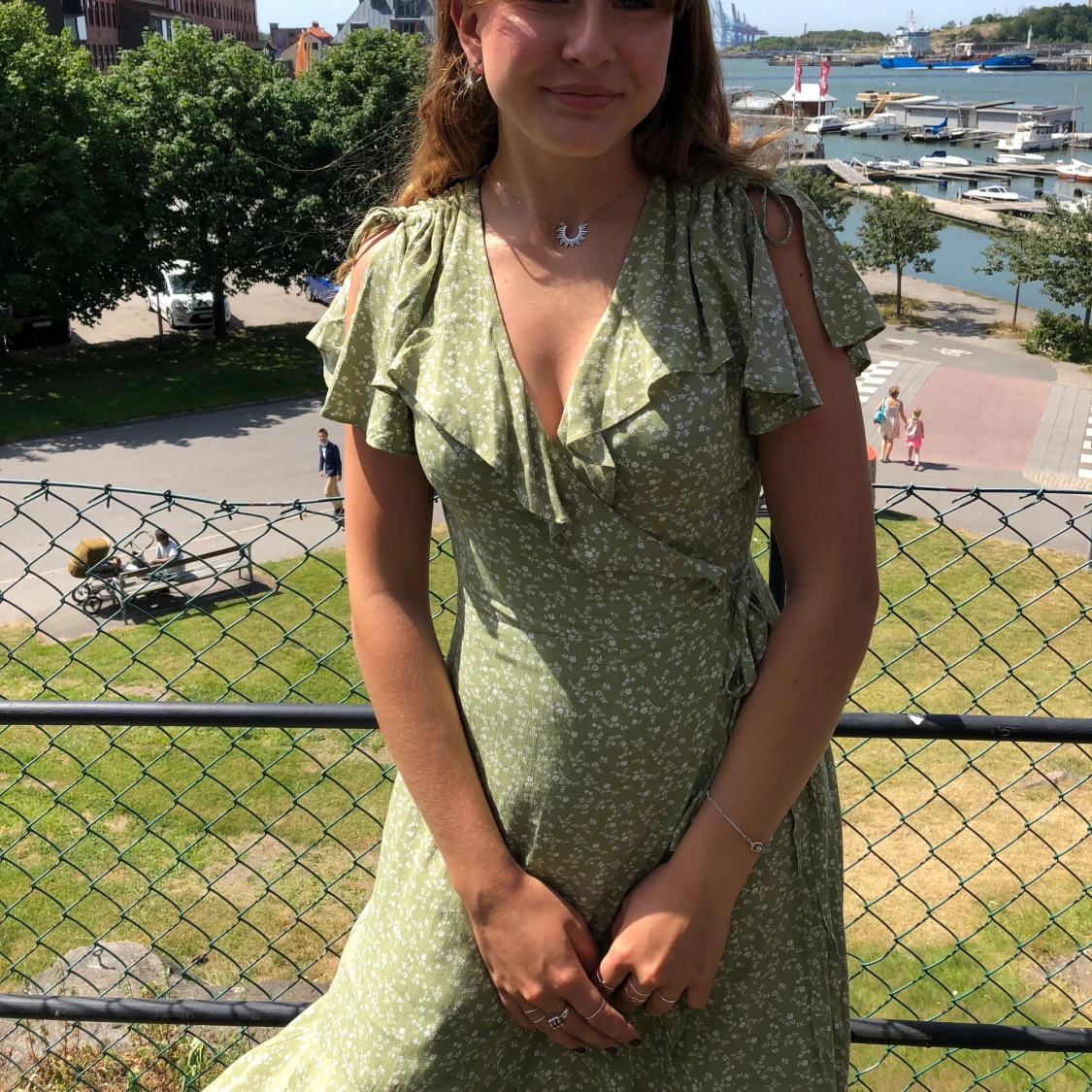 Grön Långklänning från &otherstories - 91