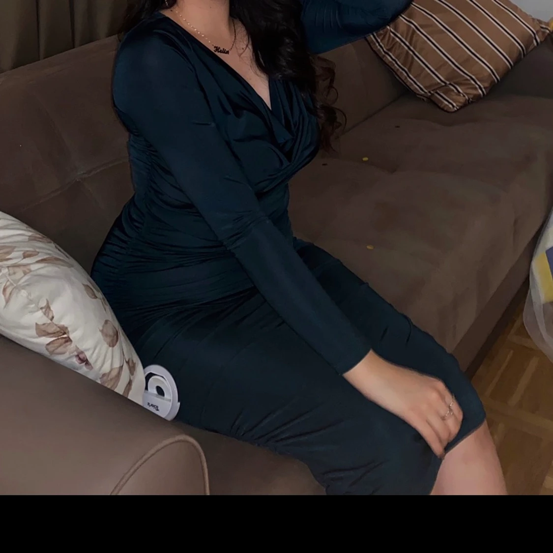 Klänning satin  - 91