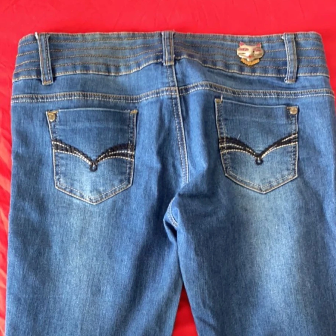 Vintage lågmidjade jeans - 90