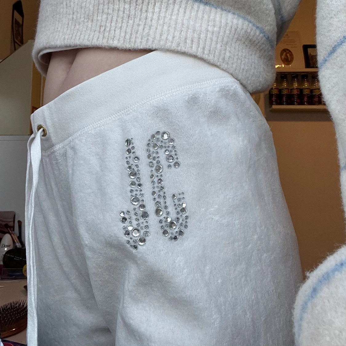 Vita Juicy Couture byxor 