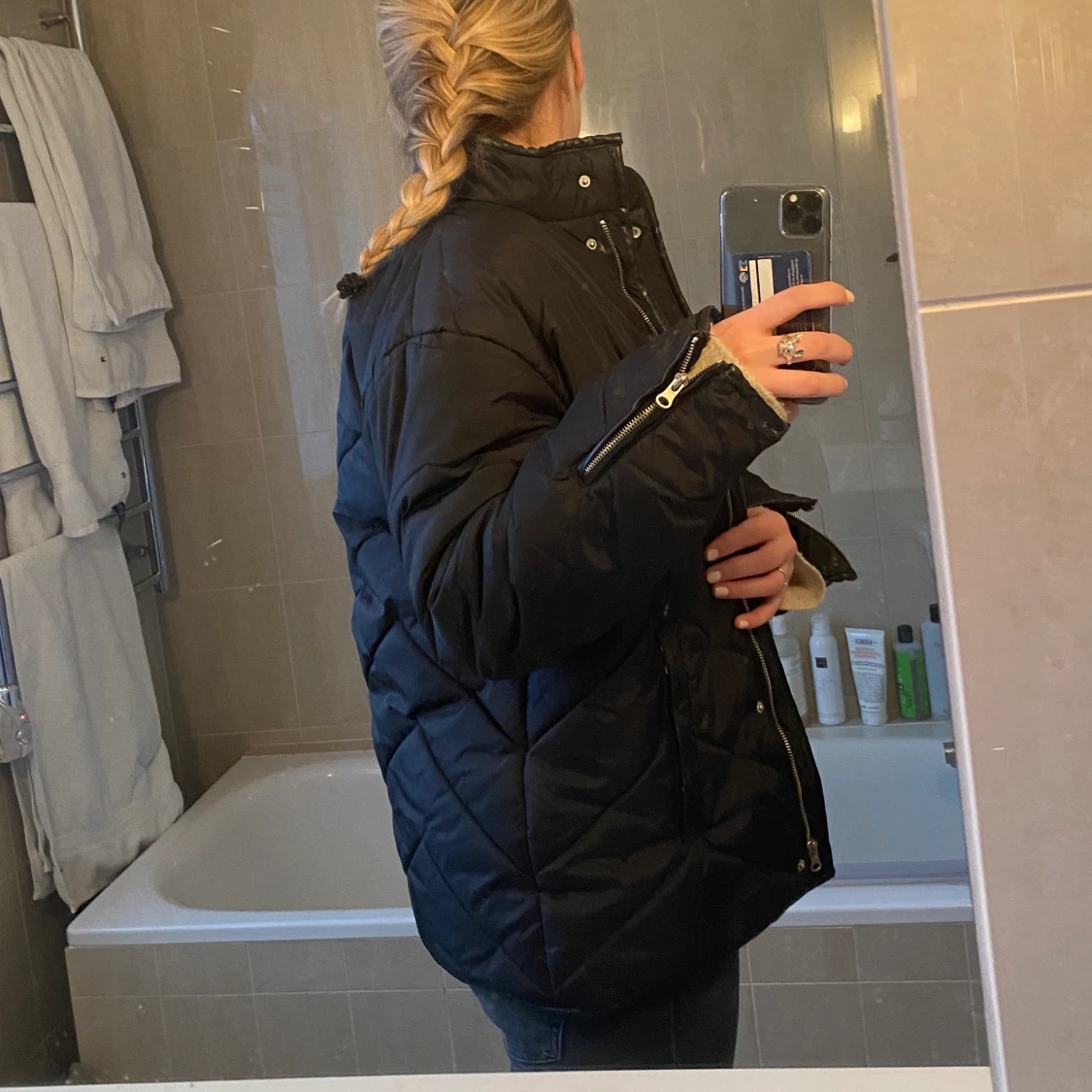 Svart vårjacka - 90