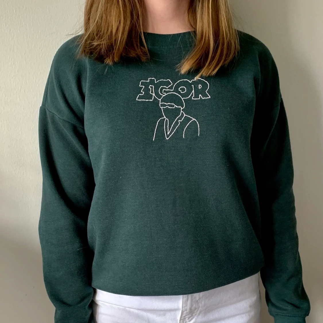 Broderad tröja - 91