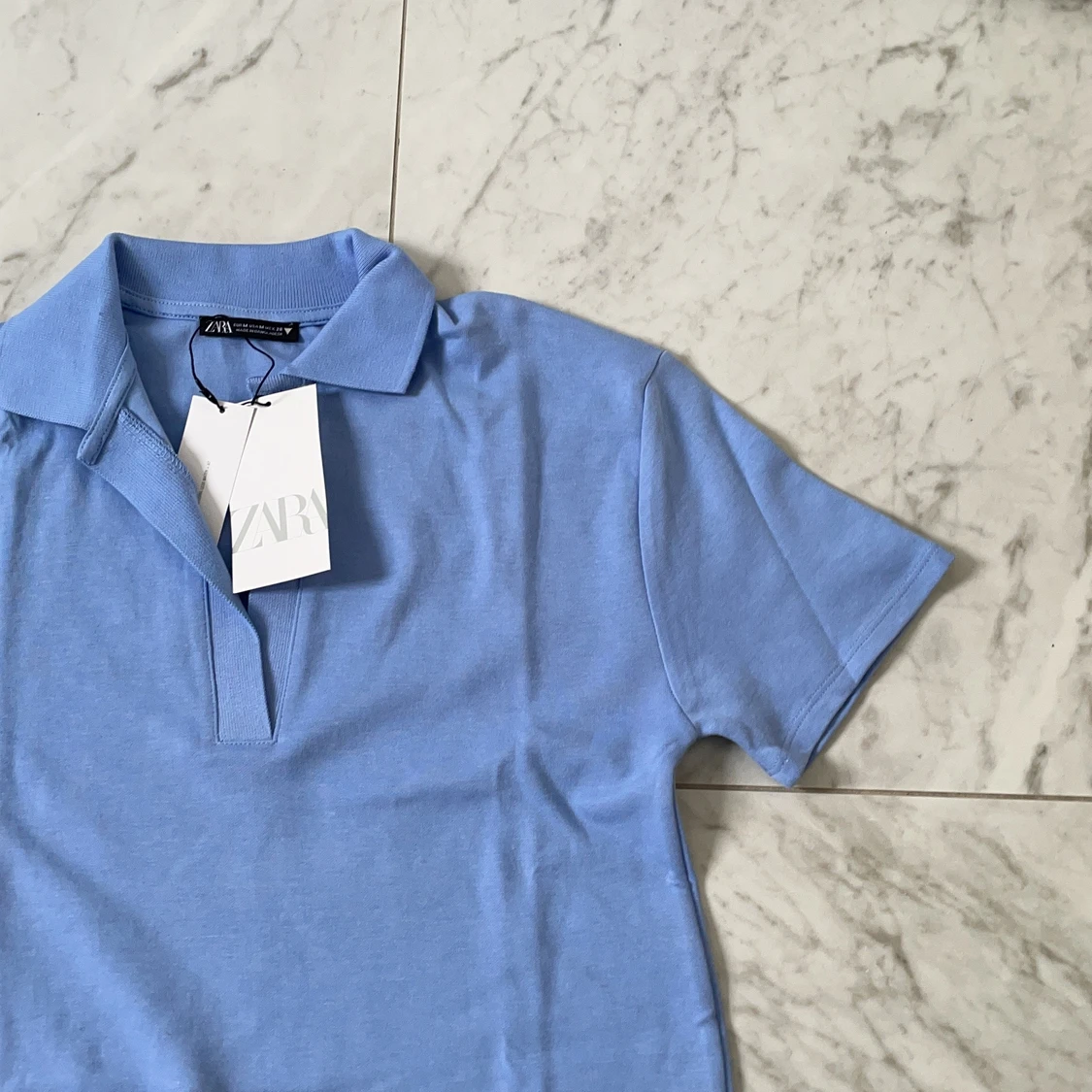 Blå klänning från Zara st M 