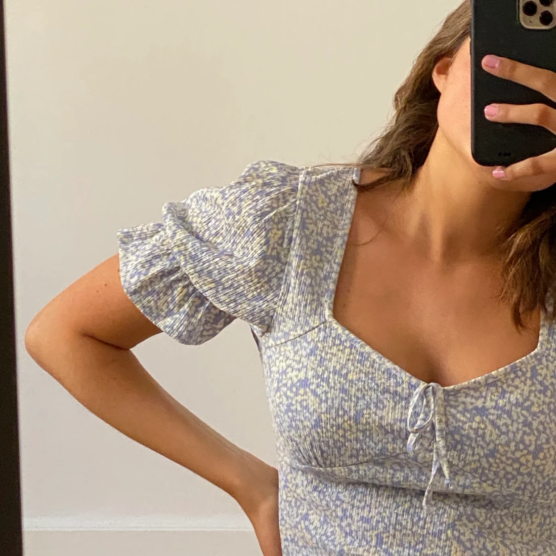 Blommig klänning  - 91