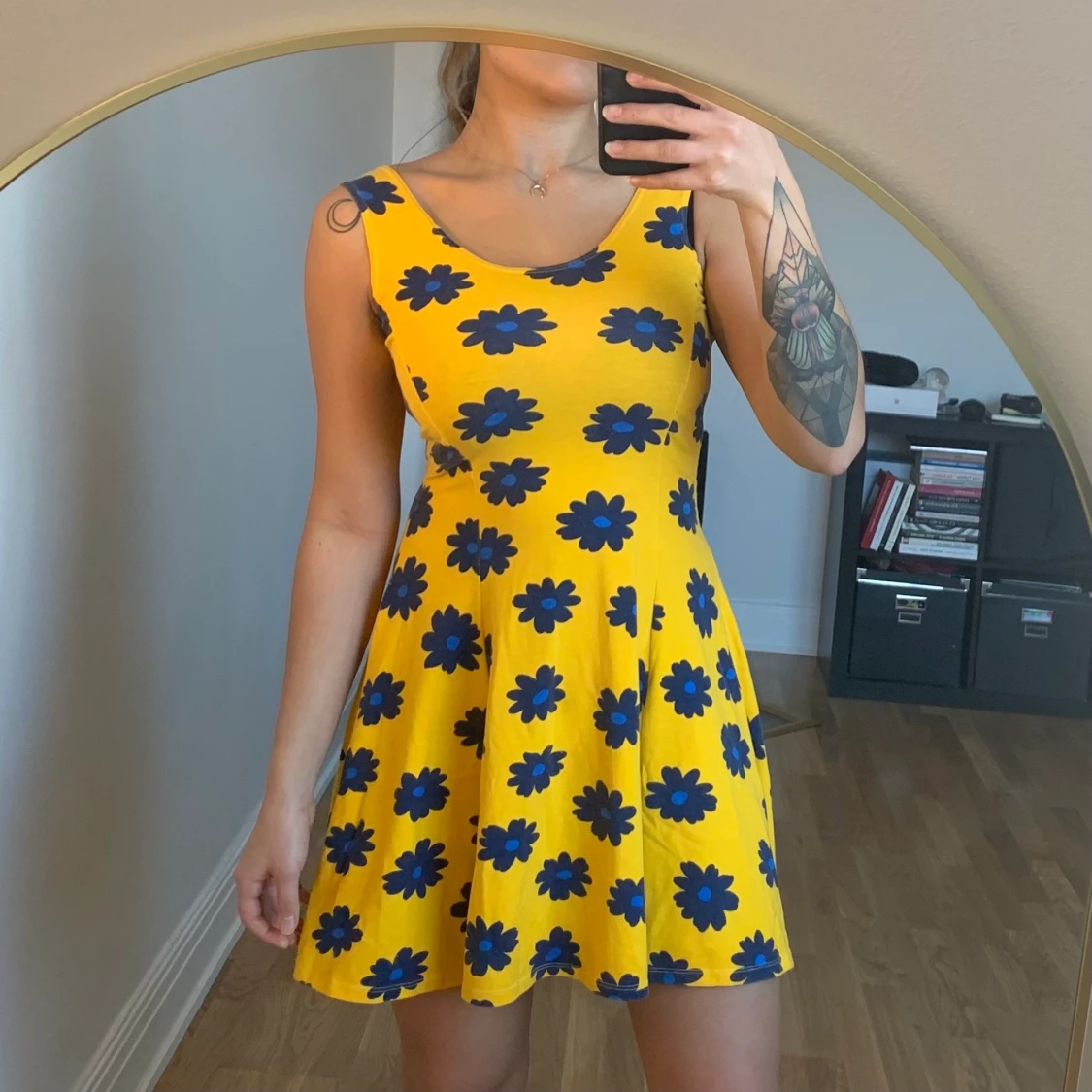 Blommig 70-talsklänning  - 90