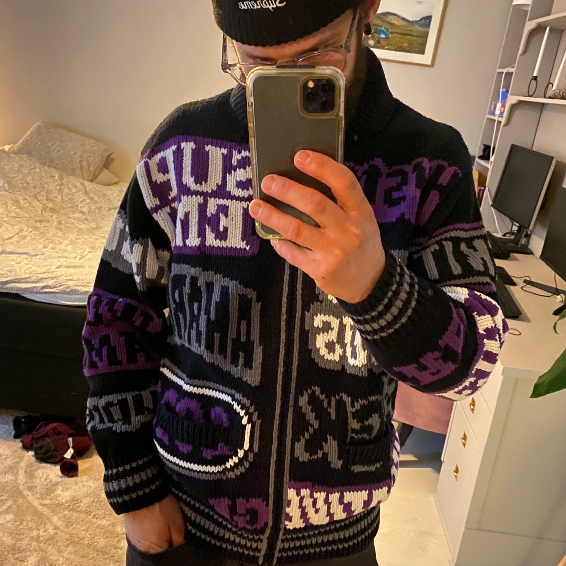 Supreme x Hysteric Glamour Logo Zip-Up