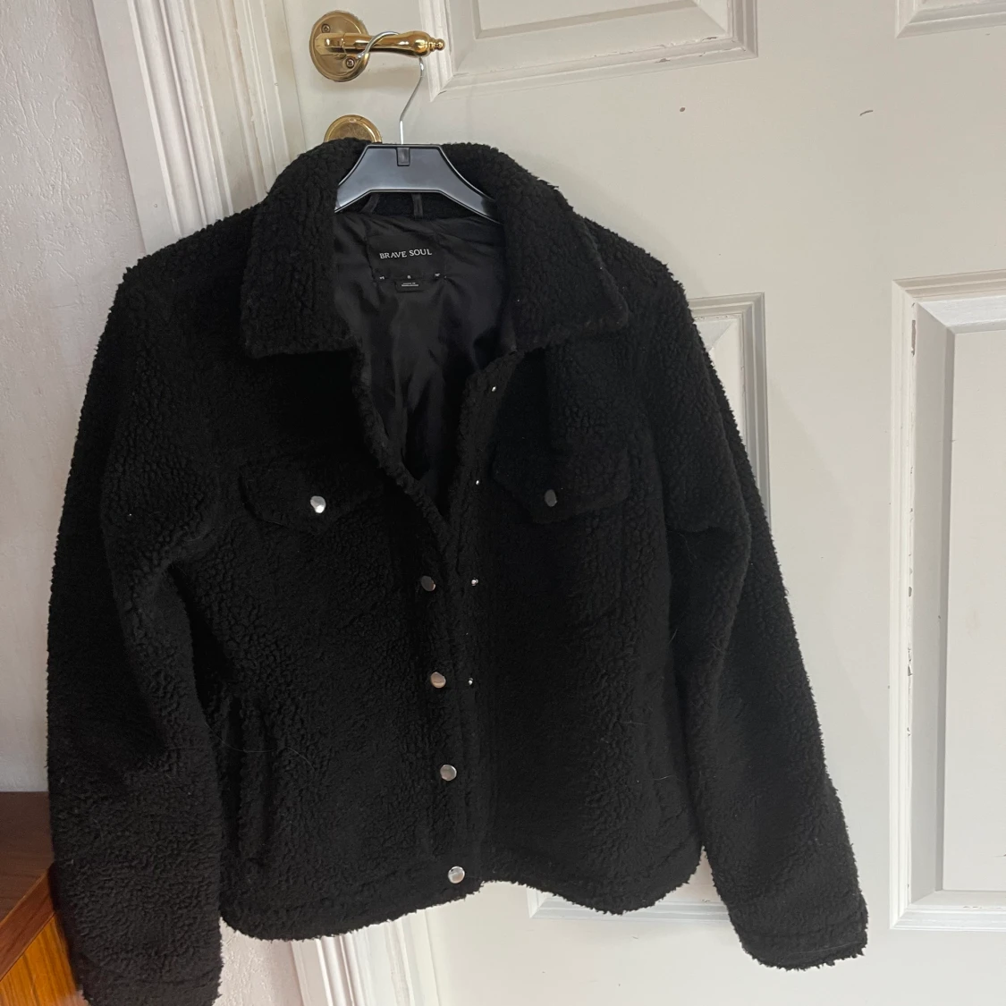 Svart vår/höst jacka