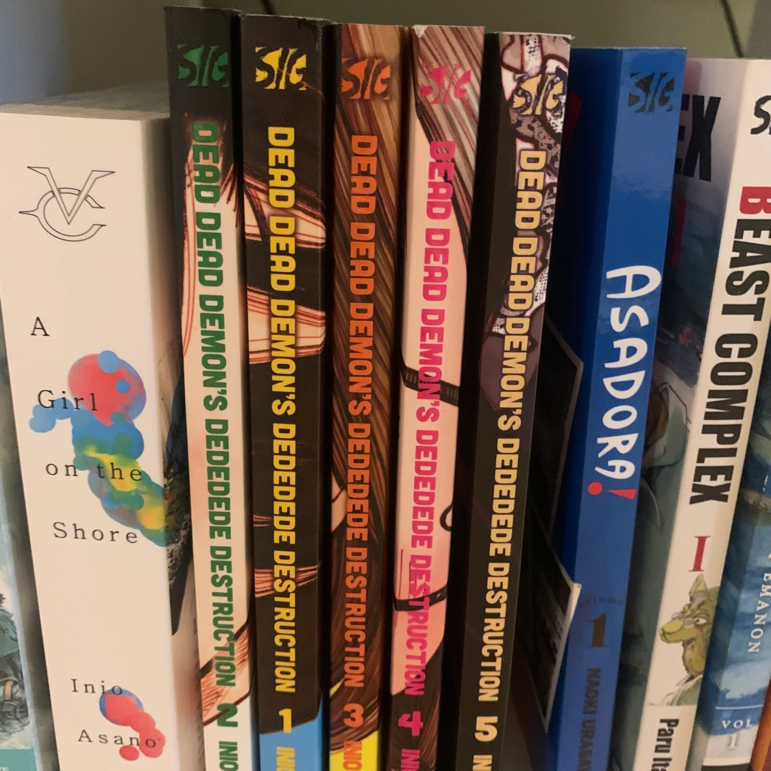 Dead dead demons manga vol 1-5! 