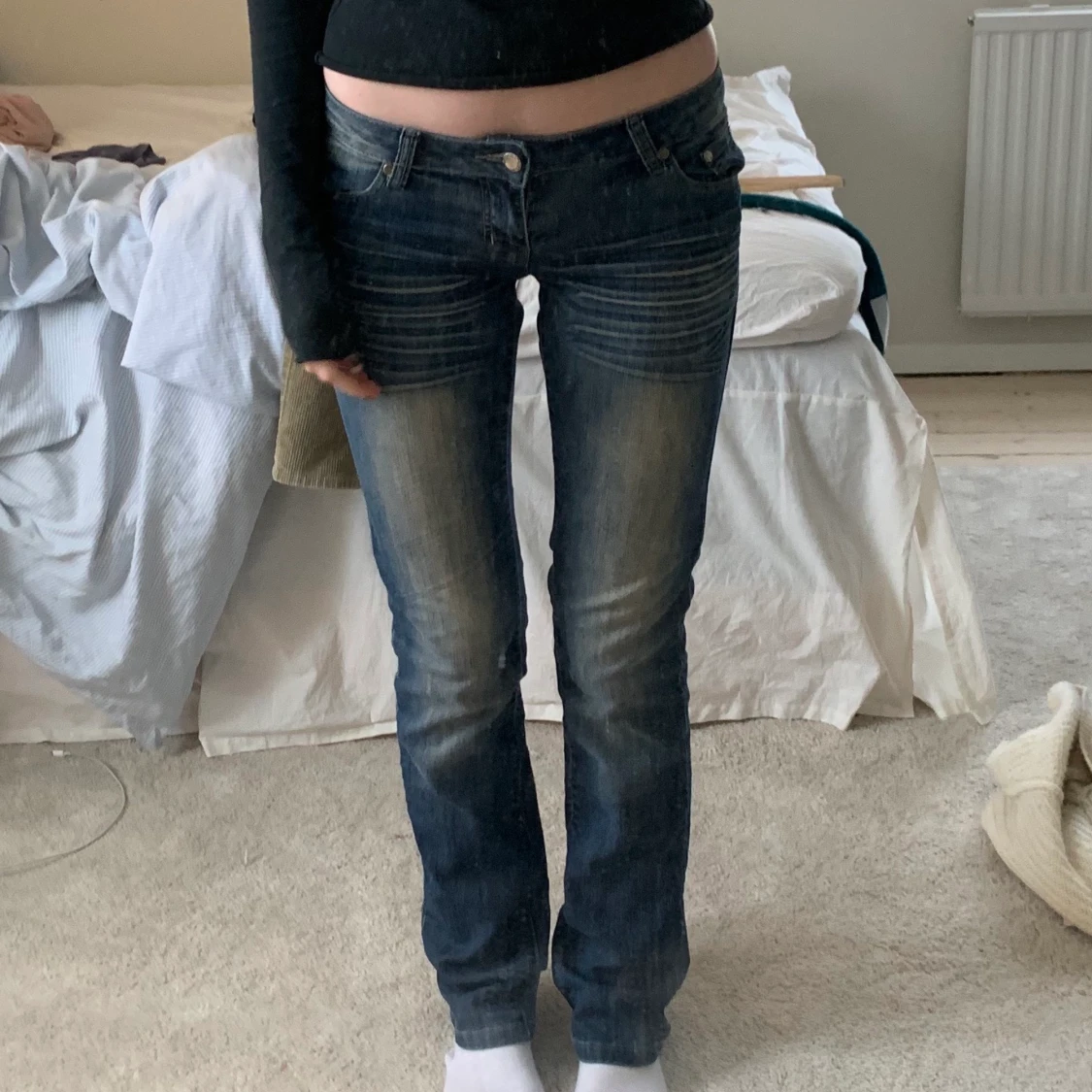 Lågmidjade jeans - 90