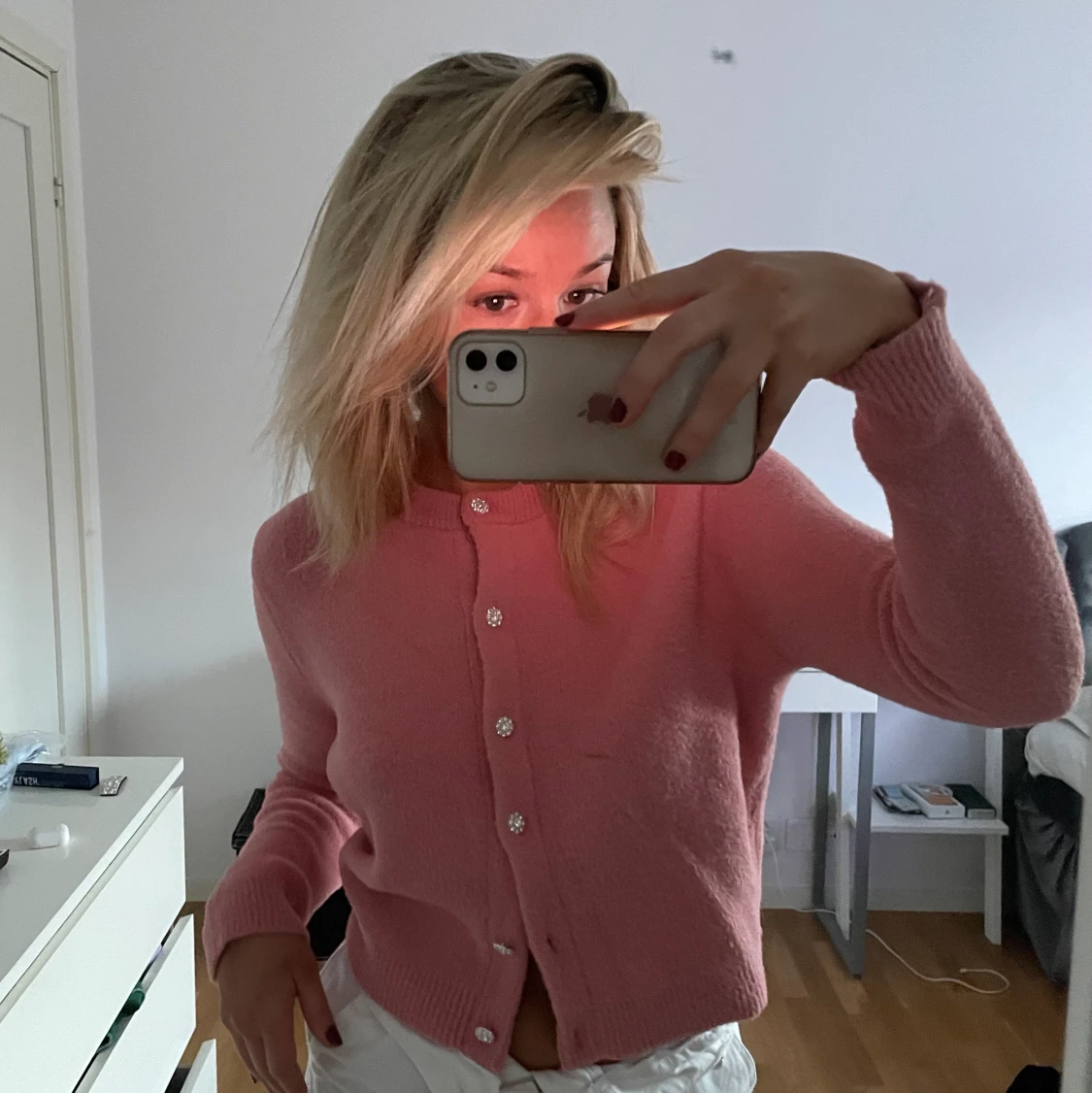 Rosa kofta från zara - 90