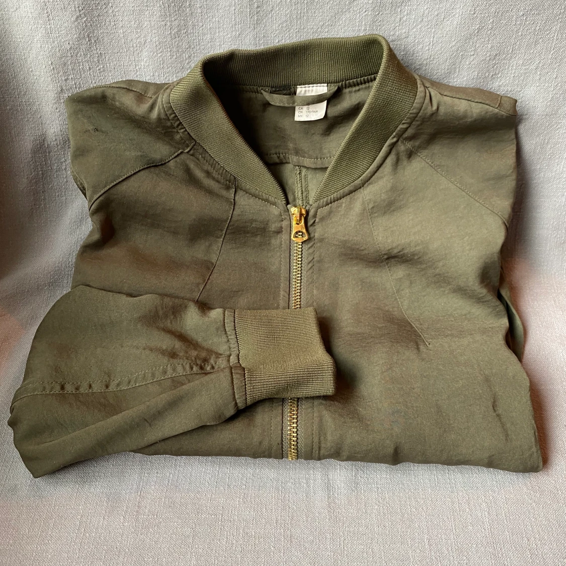 Grön sidenjacka - 90