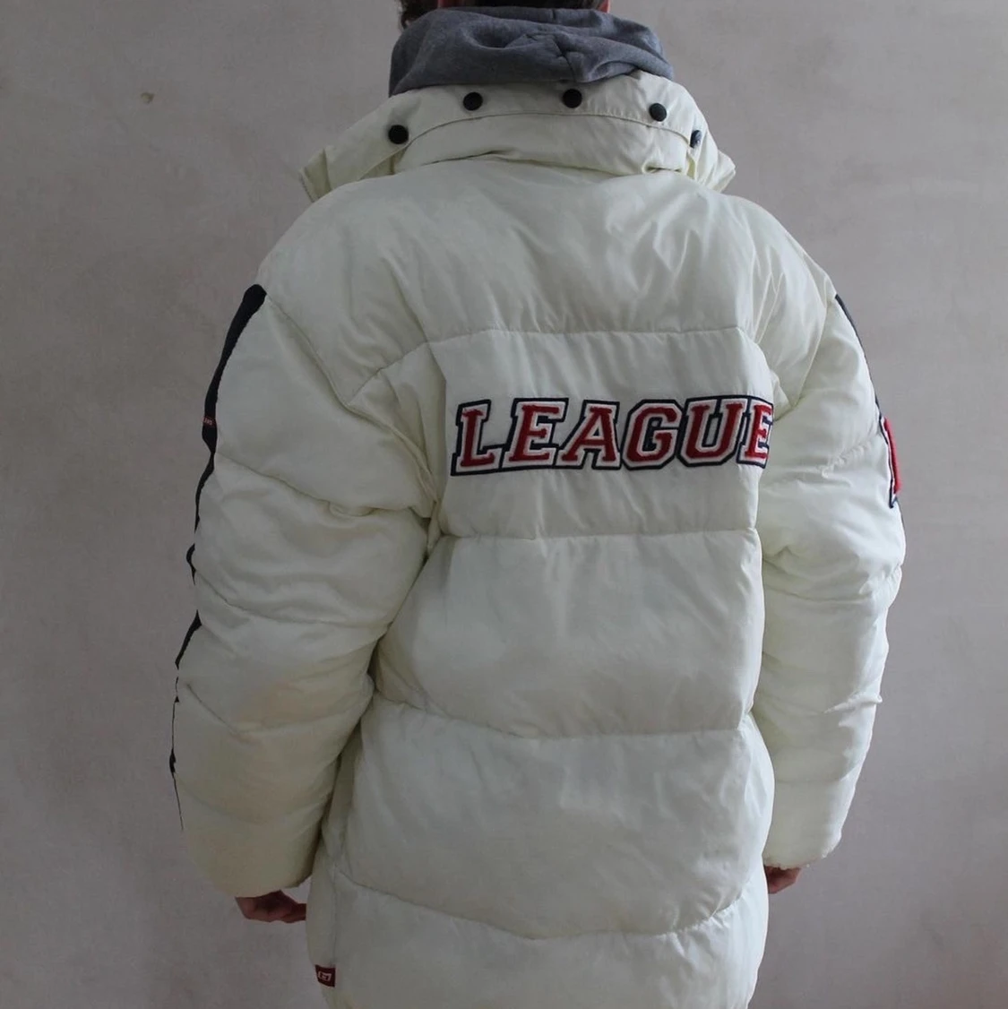 Vit pufferjacka - 91