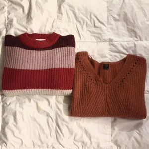 Stickade tröjor - Märke och storlek, från vänster: Monki, M Urban Outfitters, XS  100kr/styck och eller båda för 160kr 