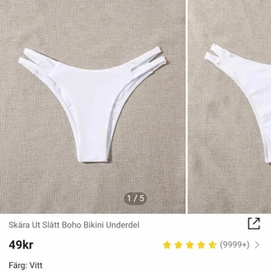 Shein bikiniunderdel svart vit S - Helt nytt säljer pga den passar inte mig och returdatumet har passerat. Skriv om du vill ha fler grejer så kollar vi på fraktkostnad.