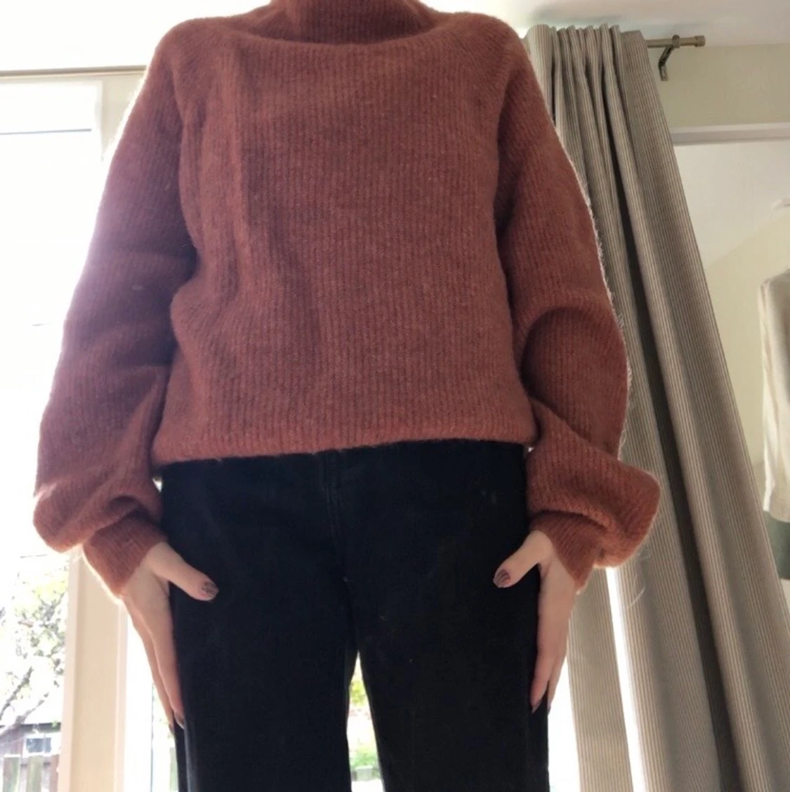 Stickad tröja