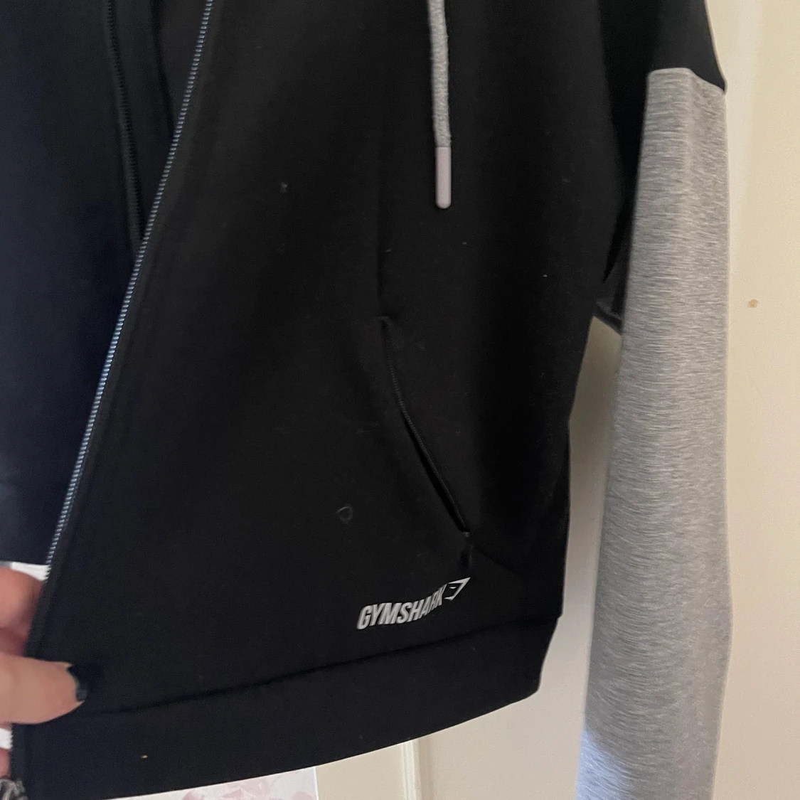 Croppad huvtröja, gymshark  - 91