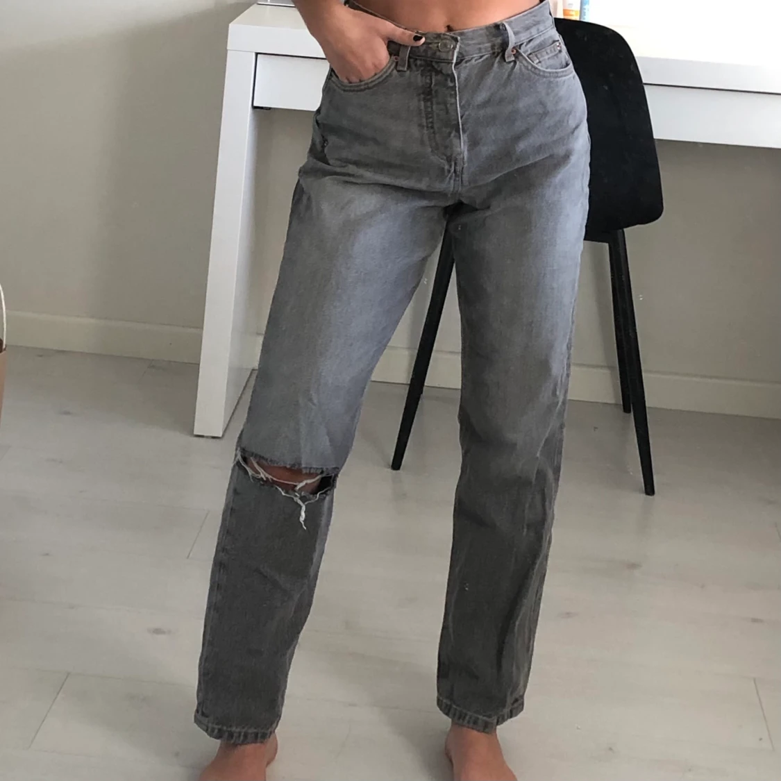 Vintage straight leg jeans - 43