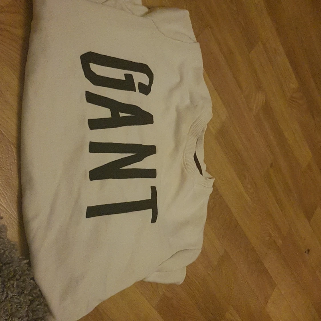Vitt gant sweatshirt