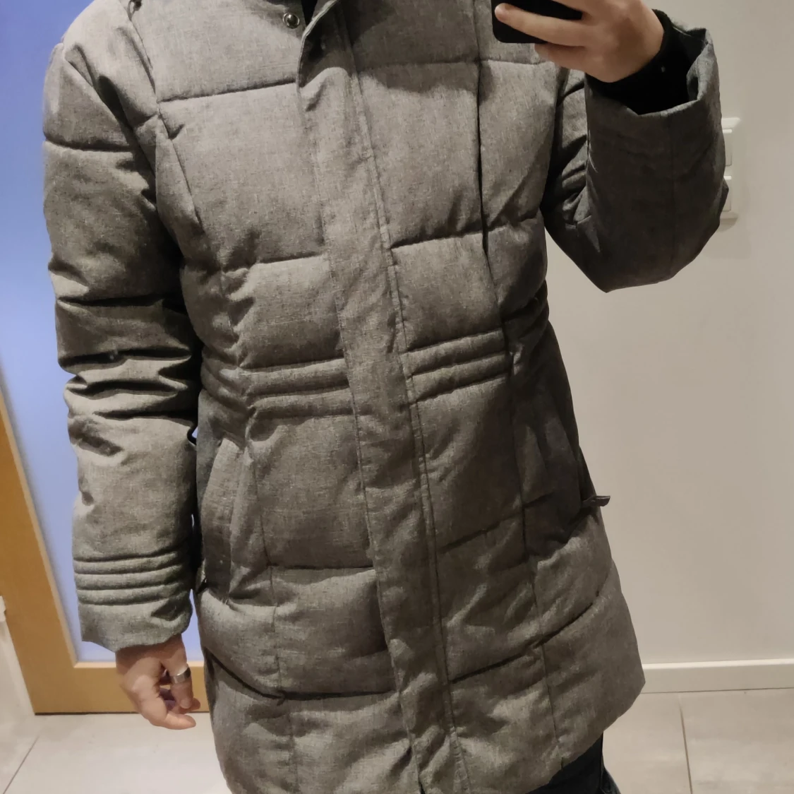 Lång skön vinterjacka/kappa strl Small - 90
