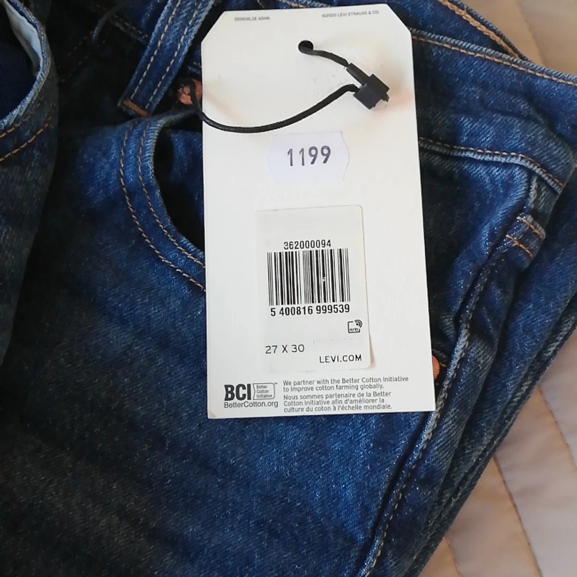 Levi's 501 Orginal Cropped Jeans Dam - 91