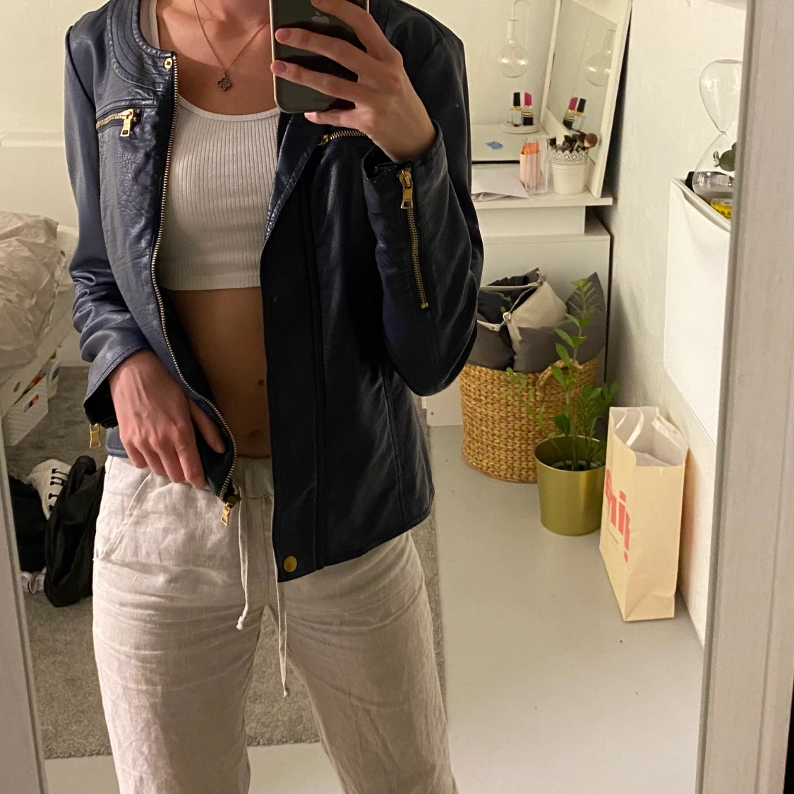 Läderjacka från Espirit - 90