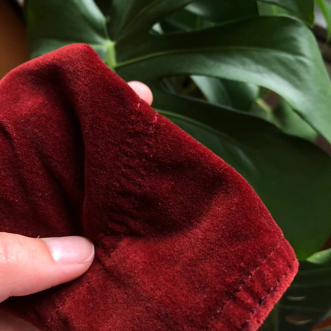 Röd sammetsjacka - 91