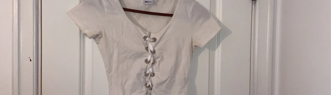 Tröja med snörning xs - 90