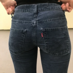 Levis manchesterbyxor gråblå W29/XS - Levis manchesterbyxor gråblå! W29/XS. Säljer pga som ni ser för små för mig. Bekväma och snygga! Väl använda. 