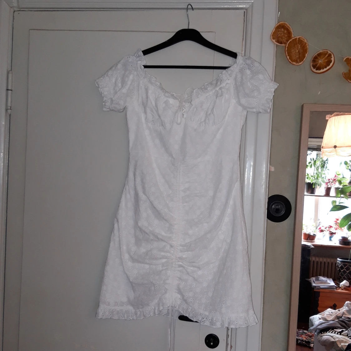 Vit sommarklänning - 90