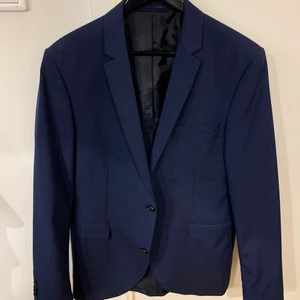 Premium blå kavaj - Kavaj, storlek 52