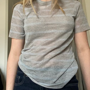 Festtop  - Den perfekta festtoppen i glittrigt meshtyg! Lite genomskinlig, men inte för mycket. Vädligt snygg passform. Snygg till jeans och kjol!