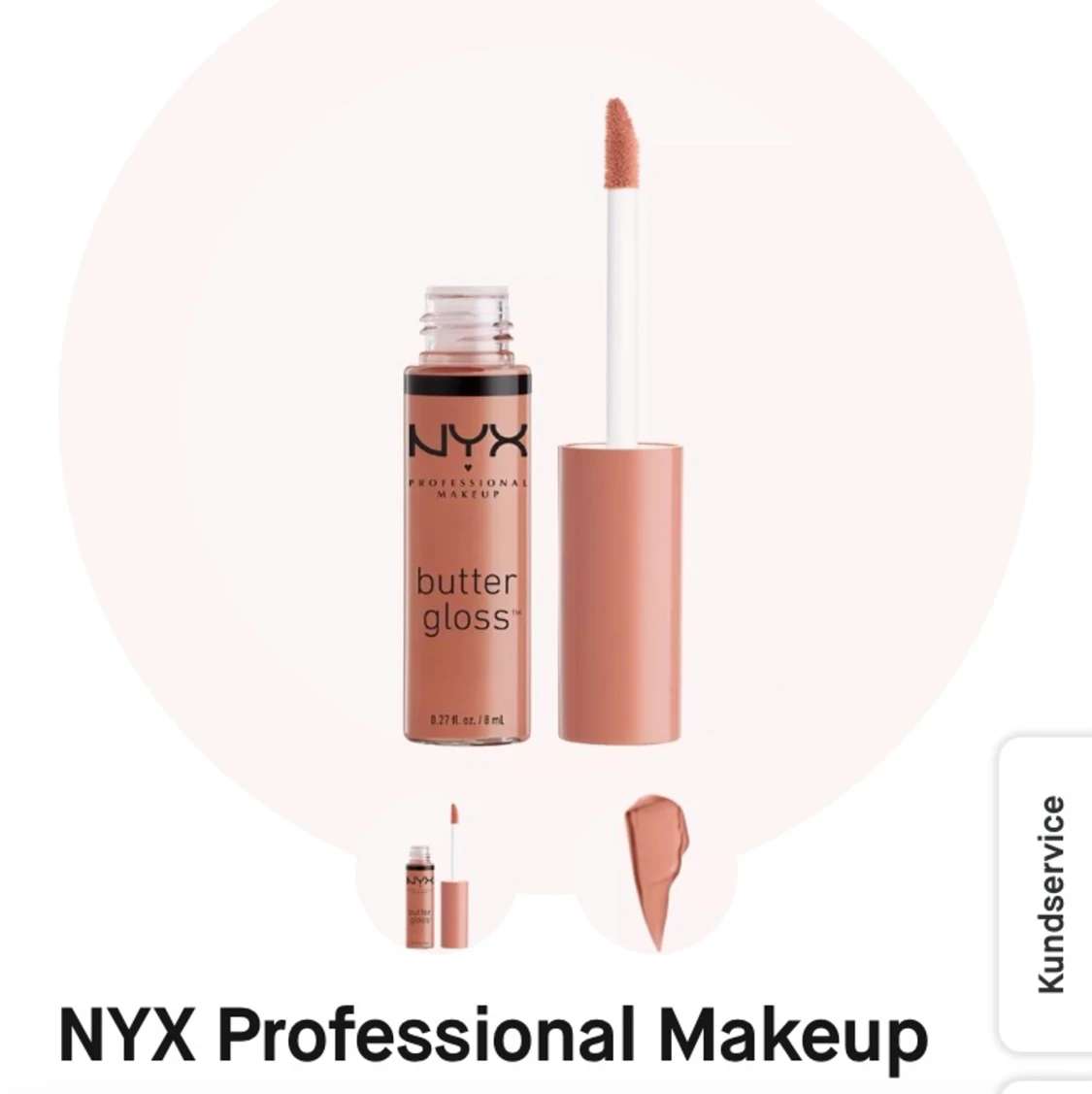 Butter gloss i färgen Madeline oanvänd - 91