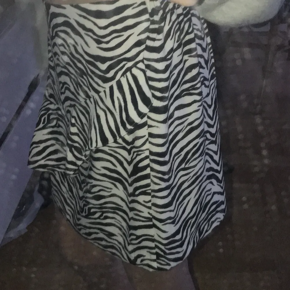 Säljer denna zebra kjol från lindex, aldrig använd lapparna kvar! Säljer för att den är lite förstod för mig. Den är i storlek 146-152 men passar absolut xs-xxs. Kjolar.