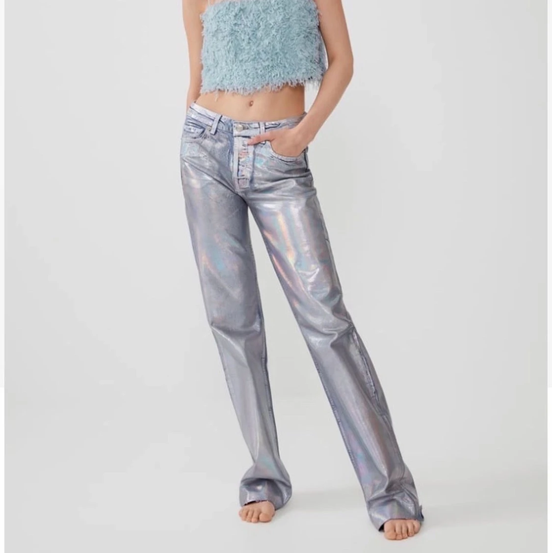 Regnbågsskimrande jeans Zara - 91