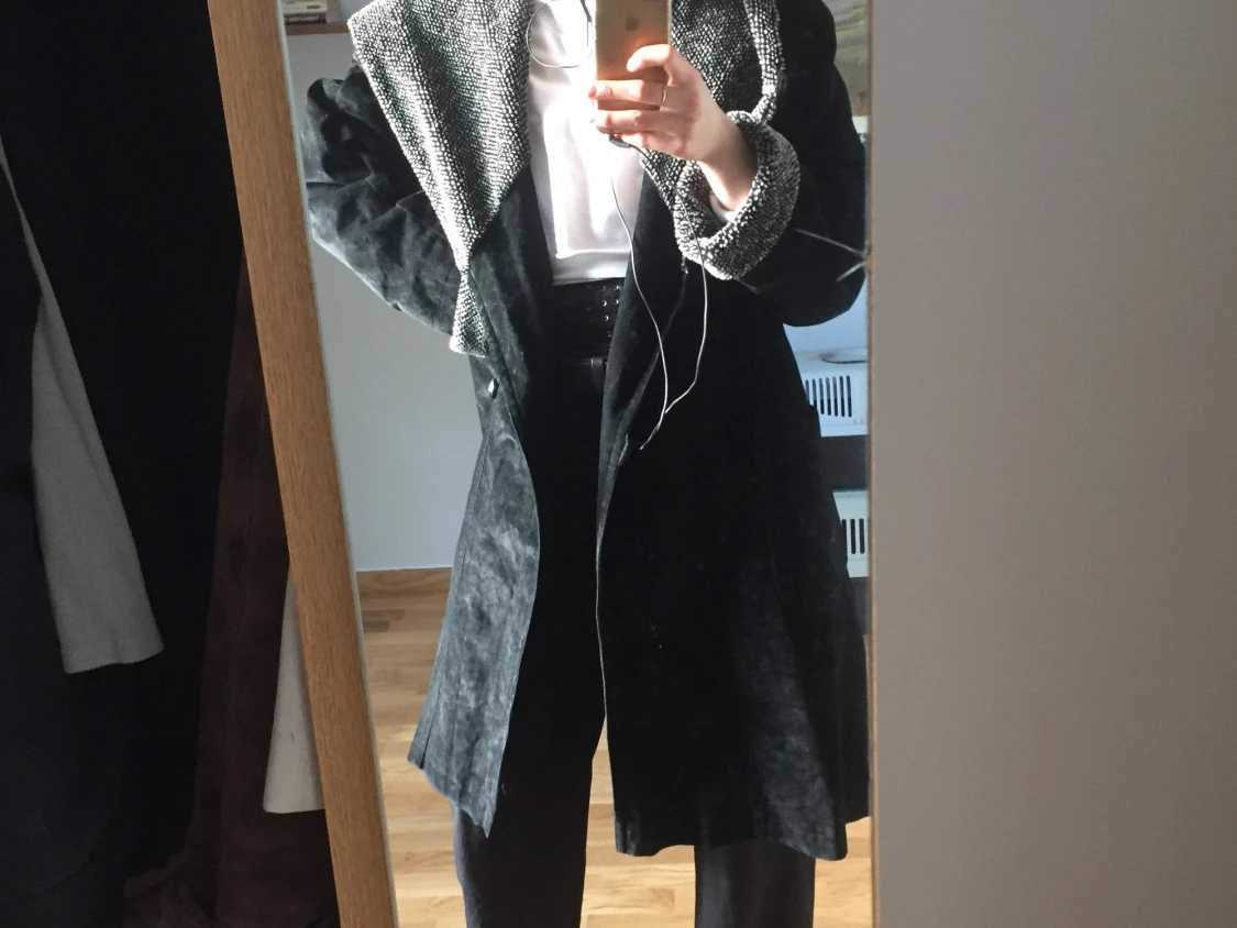 Tvär fet Scandinavian look kappa - 91