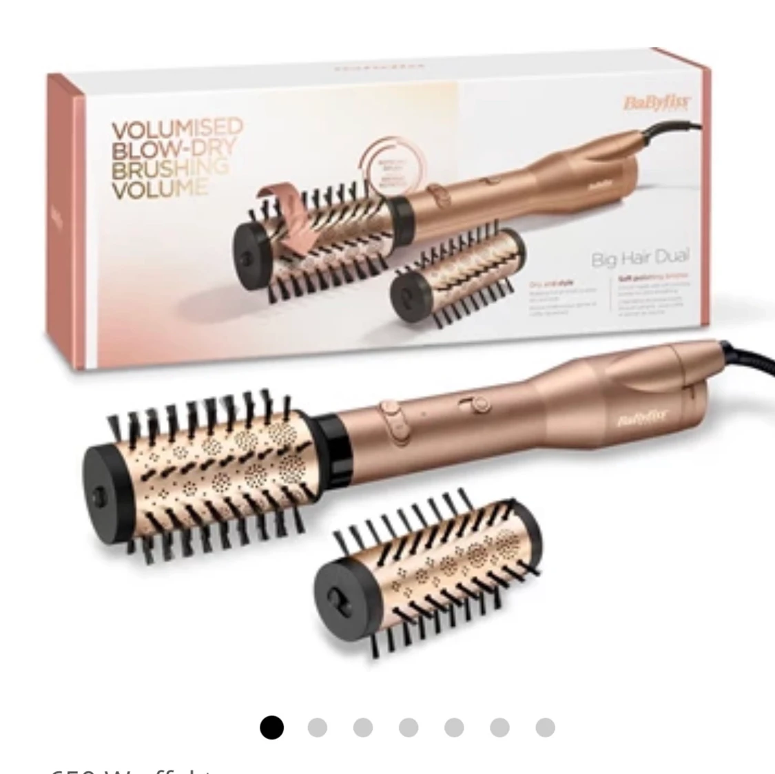 Babyliss hårfön borste