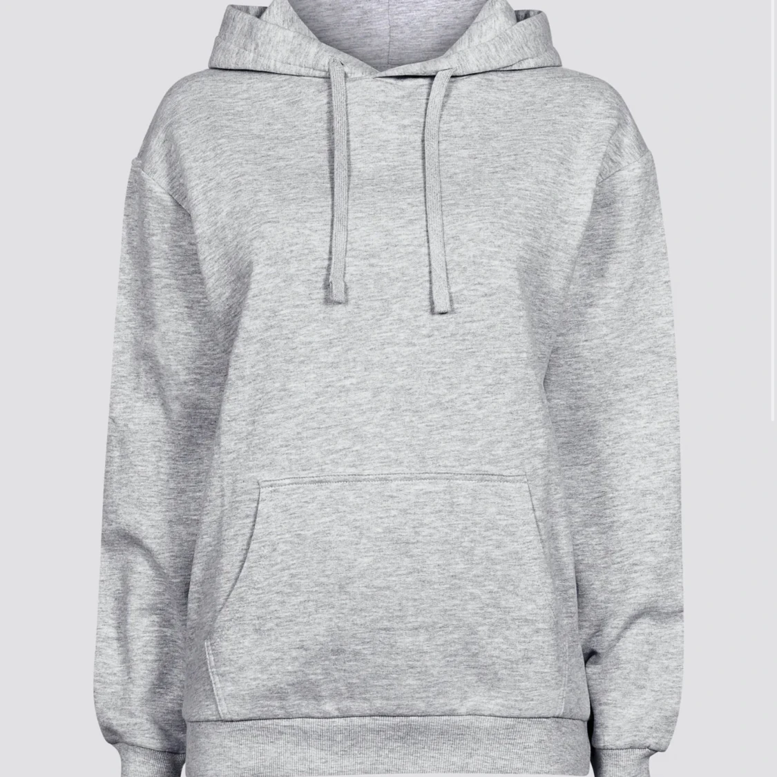 Grå hoodie