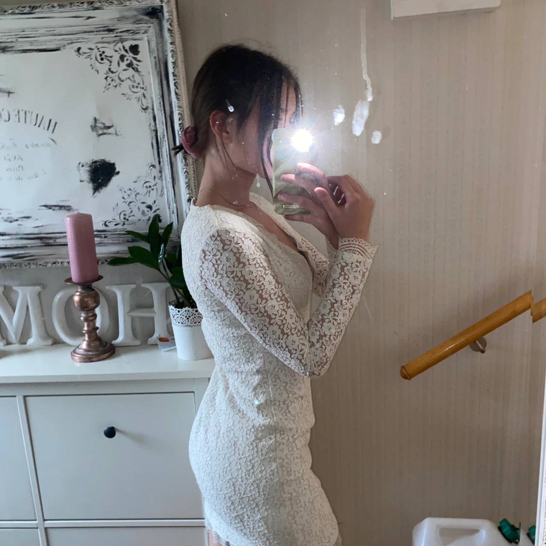 Långarmad klänning  - 90