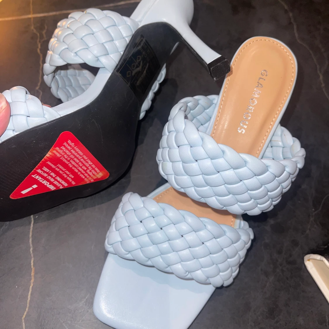 Flätade klackar - 90