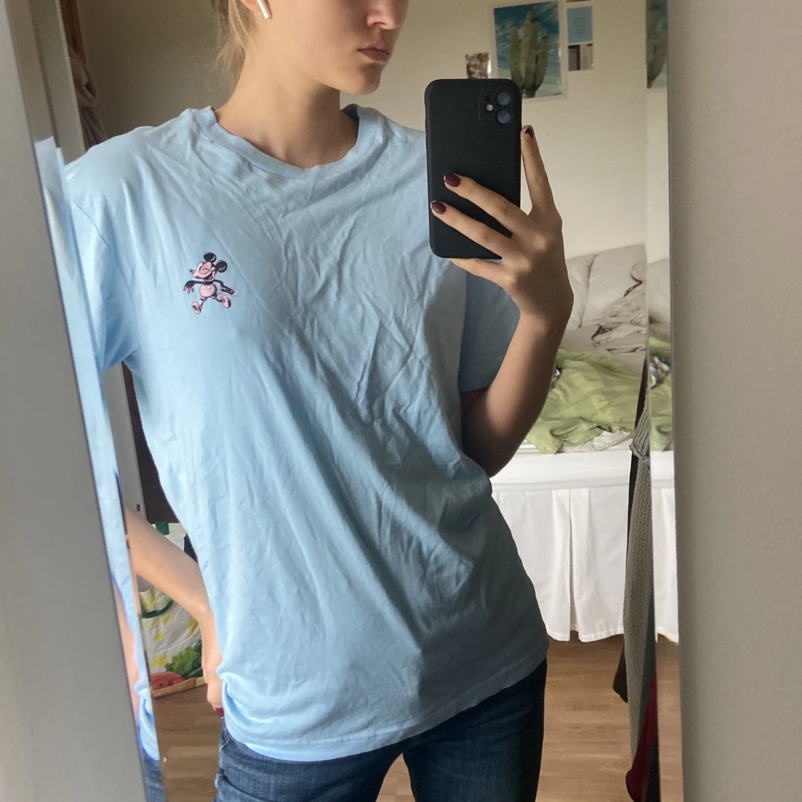 T-shirt med tryck strl S