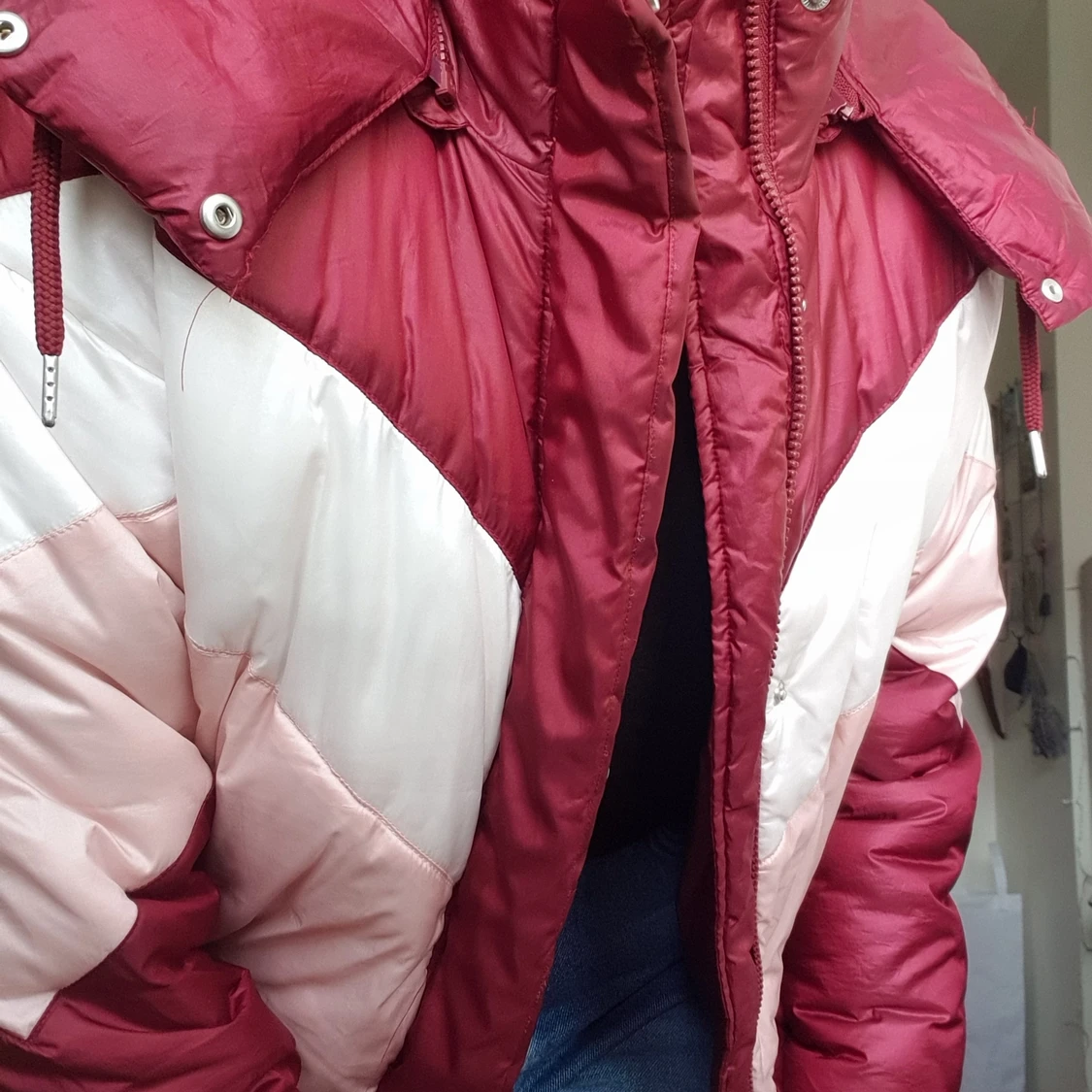 Rödrosa Höstjacka strl S - 91